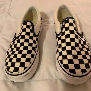 Checkered Plateform Vans